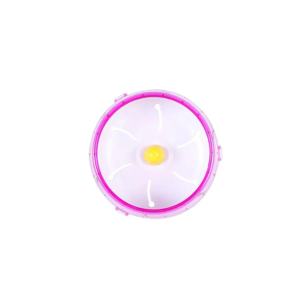 Rueda de ejercicio transparente para hámster — 17,5 cm