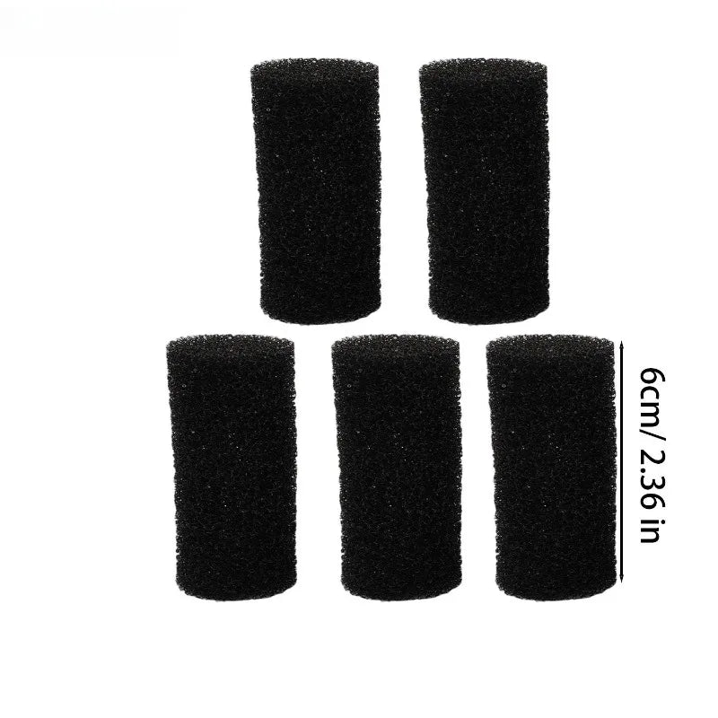 Esponjas cilíndricas para mantenimiento de filtro de acuario