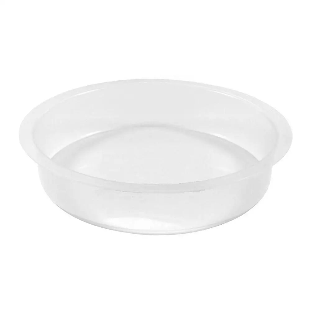 Cuenco transparente para agua y comida de aves